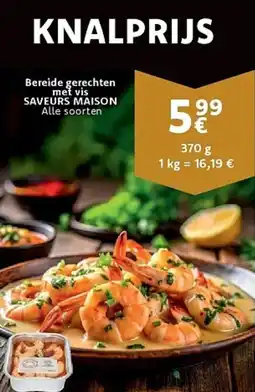 Cora Bereide gerechten met vis saveurs maison aanbieding