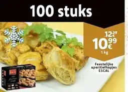 Cora Escal feestelijke aperitiefhapjes aanbieding