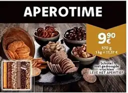 Cora Schotel met gedroogde vruchten leve het aperitief aanbieding