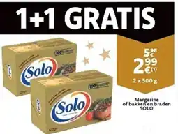 Cora Solo Margarine of bakken en braden aanbieding