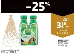 Cora Campina verse room licht 20% aanbieding