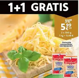 Cora Entremont Geraspte emmentaler aanbieding