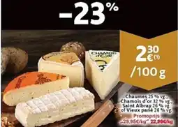 Cora Chaumes 25% vg., Chamois d'or 32 % vg. Saint Albray 26 % vg- of Vieux pané 26 % vg. Promoprijs aanbieding