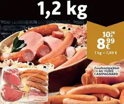 Cora Zuurkoolpakket au fume campagnard aanbieding