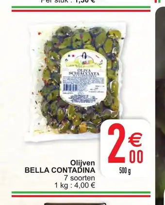 Cora Olijven bella contadina 7 soorten 500 g aanbieding