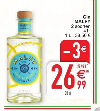 Cora Gin malfy 2 soorten 70 cl aanbieding