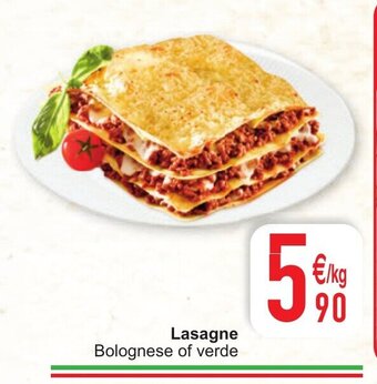 Cora Lasagne Bolognese of verde aanbieding