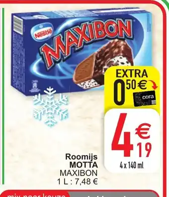 Cora Roomijs motta 4 x 140 ml aanbieding