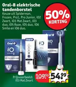 Kruidvat Oral-B elektrische tandenborstel aanbieding