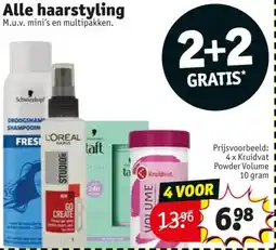 Kruidvat Alle haarstyling aanbieding