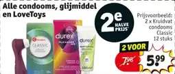 Kruidvat Alle condooms glijmiddel en LoveToys aanbieding