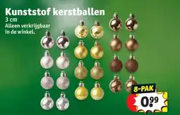 Kruidvat Kunststof kerstballen aanbieding