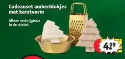 Kruidvat Cadeauset amberblokjes met kerstvorm aanbieding