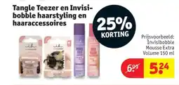 Kruidvat Tangle teezer en invisi- bobble haarstyling en haaraccessoires aanbieding