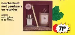 Kruidvat Geschenkset met geurkaars en stokjes aanbieding