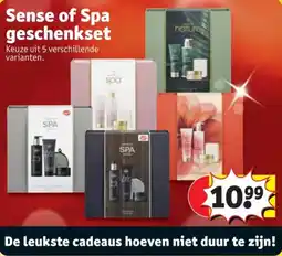 Kruidvat Sense of Spa geschenkset aanbieding