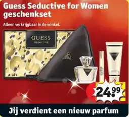 Kruidvat Guess seductive for women geschenkset aanbieding