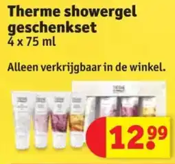 Kruidvat Therme showergel geschenkset aanbieding