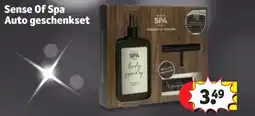 Kruidvat Sense of spa auto geschenkset aanbieding