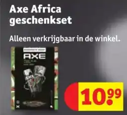 Kruidvat Axe africa geschenkset aanbieding