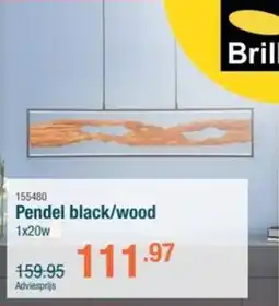 Cevo Pendel black/wood aanbieding