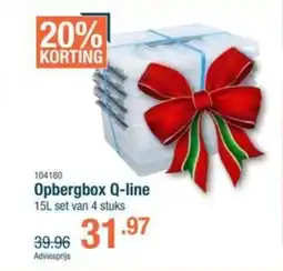 Cevo Opbergbox Q-line aanbieding