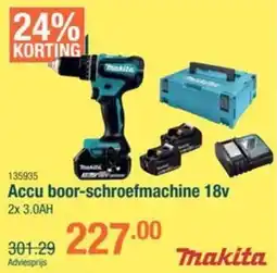 Cevo Accu boor-schroefmachine 18v aanbieding