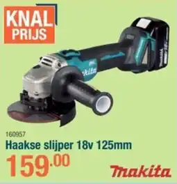 Cevo Haakse slijper 18V 125mm aanbieding