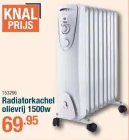Cevo Radiatorkachel olievrij 1500W aanbieding