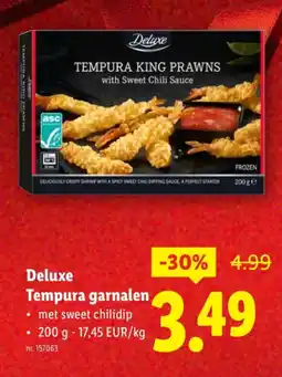 Lidl Tempura garnalen aanbieding