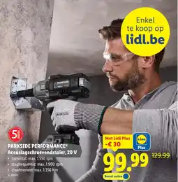 Lidl Accuslagschroevendraaier, 20 V aanbieding