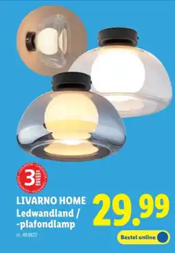 Lidl Ledwandland/ -plafondlamp aanbieding