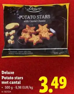 Lidl Potato stars met cantal aanbieding