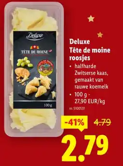 Lidl Tête de moine roosjes aanbieding