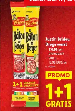 Lidl Droge worst aanbieding