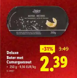 Lidl Boter met Camarguezout aanbieding
