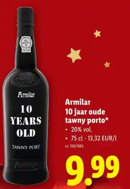 Lidl 10 jaar oude tawny porto aanbieding