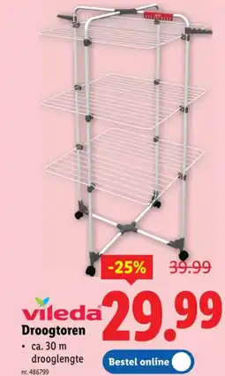 Lidl Droogtoren aanbieding