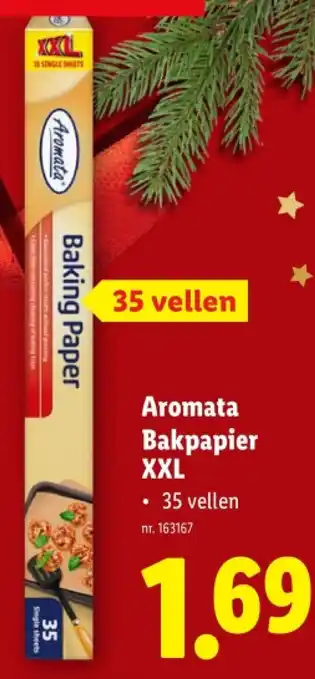 Lidl Bakpapier XXL aanbieding