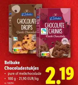Lidl Chocoladestukjes aanbieding