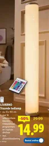Lidl Staande ledlamp aanbieding