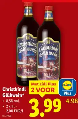 Lidl Christkindl Glühwein aanbieding