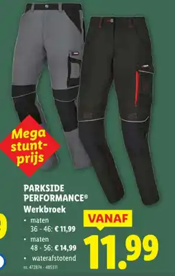 Lidl Werkbroek aanbieding