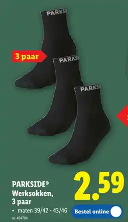 Lidl Werksokken, 3 paar aanbieding
