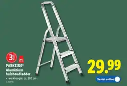 Lidl Aluminium huishoudladder aanbieding