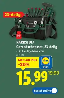 Lidl Gereedschapsset, 23-delig aanbieding