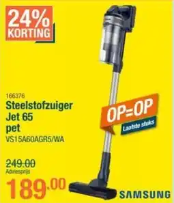 Cevo Steelstofzuiger Jet 65 pet VS15A60AGR5/WA aanbieding