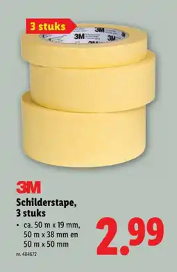 Lidl Schilderstape, 3 stuks aanbieding
