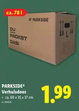 Lidl Verhuisdoos aanbieding