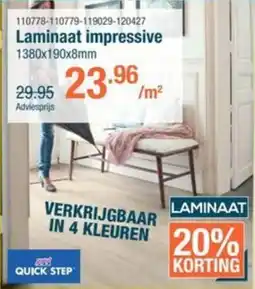 Cevo Laminaat impressive aanbieding